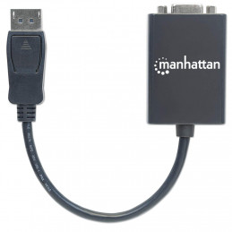 Manhattan 151962 videokaapeli-adapteri 0,15 m DisplayPort VGA (D-Sub) Musta