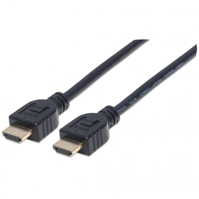 Manhattan 353946 HDMI-kaapeli 3 m HDMI-tyyppi A (vakio) Musta