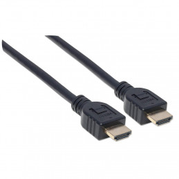 Manhattan 353946 HDMI-kaapeli 3 m HDMI-tyyppi A (vakio) Musta