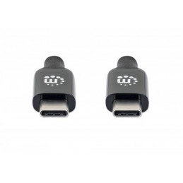 Manhattan 355971 USB-kaapeli 5 m USB 3.2 Gen 2 (3.1 Gen 2) USB C Musta