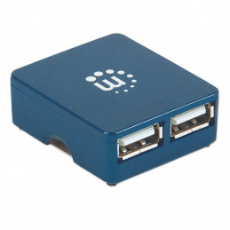 Manhattan 160605 keskitin USB 3.2 Gen 1 (3.1 Gen 1) Type-A 480 Mbit s Musta