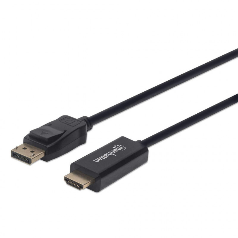 Manhattan 153195 videokaapeli-adapteri 1 m DisplayPort HDMI Musta