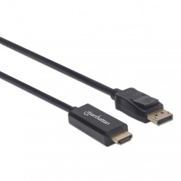 Manhattan 153195 videokaapeli-adapteri 1 m DisplayPort HDMI Musta