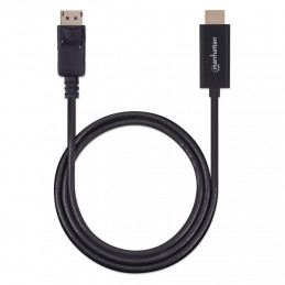 Manhattan 153195 videokaapeli-adapteri 1 m DisplayPort HDMI Musta