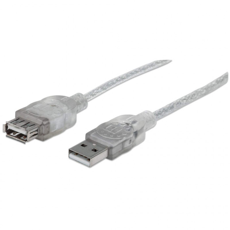 Manhattan 340502 USB-kaapeli 4,5 m USB 2.0 USB A Hopea