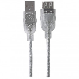 Manhattan 340502 USB-kaapeli 4,5 m USB 2.0 USB A Hopea