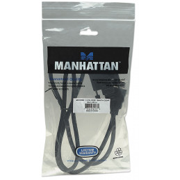 Manhattan 322782 videokaapeli-adapteri 1 m HDMI-tyyppi A (vakio) DVI-D Musta