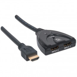 Manhattan 207416 videohaaroitin HDMI 2x HDMI