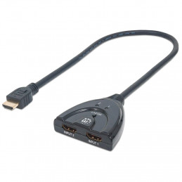 Manhattan 207416 videohaaroitin HDMI 2x HDMI