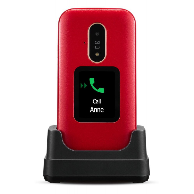Doro 6881 124 g Musta, Punainen Ominaisuuspuhelin