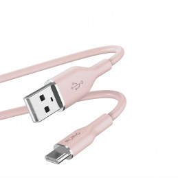 PURO PUUSBCICONROSE USB-kaapeli 1,5 m USB 3.2 Gen 1 (3.1 Gen 1) USB A USB C Vaaleanpunainen