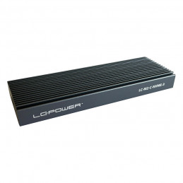 LC-Power LC-M2-C-NVME-3 tallennusaseman kotelo SSD-kotelo Musta M.2