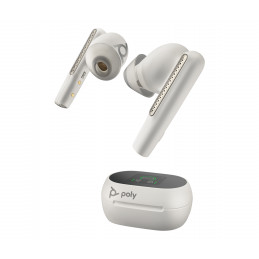 POLY Voyager Free 60+ Kuulokkeet Langaton In-ear Toimisto puhelukeskus Bluetooth Valkoinen