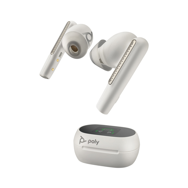 POLY Voyager Free 60+ Kuulokkeet Langaton In-ear Toimisto puhelukeskus Bluetooth Valkoinen