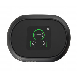 POLY Voyager Free 60+ Kuulokkeet Langaton In-ear Toimisto puhelukeskus Bluetooth Musta