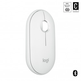 Logitech Pebble 2 M350s hiiri Molempikätinen RF Wireless + Bluetooth Optinen 4000 DPI