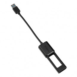 Targus ACC110401GLX USB-kaapeli 0,1 m USB A USB C Musta