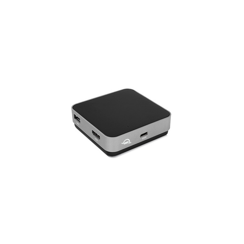 OWC USB-C Travel Dock Langallinen USB 3.2 Gen 1 (3.1 Gen 1) Type-C Harmaa