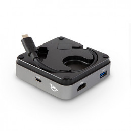 OWC USB-C Travel Dock Langallinen USB 3.2 Gen 1 (3.1 Gen 1) Type-C Harmaa