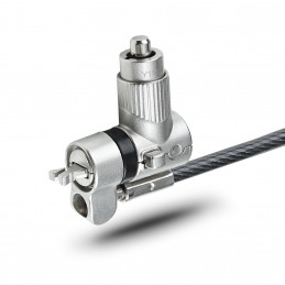 StarTech.com UNIVK-LAPTOP-LOCK kaapelilukko Musta, Hopea 2 m