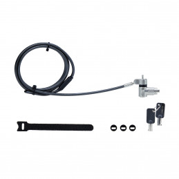 StarTech.com UNIVK-LAPTOP-LOCK kaapelilukko Musta, Hopea 2 m