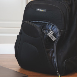 StarTech.com UNIVC4D-LAPTOP-LOCK kaapelilukko Musta, Hopea 2 m