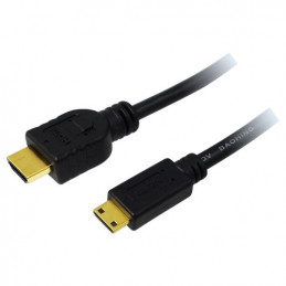 LogiLink CH0022 HDMI-kaapeli 1,5 m HDMI-tyyppi A (vakio) HDMI Type C (Mini) Musta