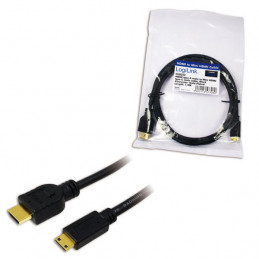 LogiLink CH0022 HDMI-kaapeli 1,5 m HDMI-tyyppi A (vakio) HDMI Type C (Mini) Musta