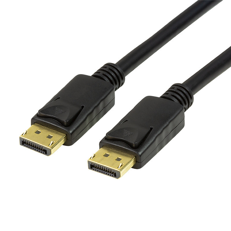 LogiLink CV0121 DisplayPort-kaapeli 3 m Musta