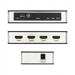 LogiLink HD0044 videokytkin HDMI