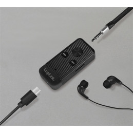 LogiLink BT0055 Bluetooth-musiikkivastaanotin Musta