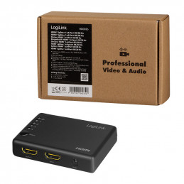 LogiLink HD0036 videohaaroitin HDMI 4x HDMI