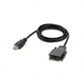 Belkin F1DN102MOD-HH-4 KVM-kytkin Musta