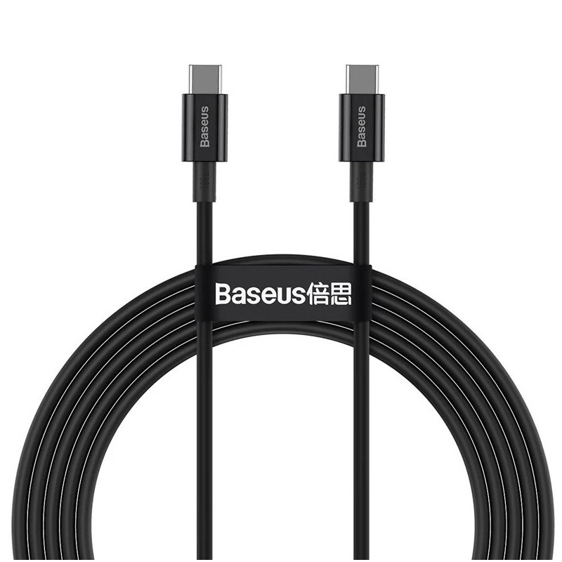 Baseus CATYS-C01 USB-kaapeli 2 m USB C Musta