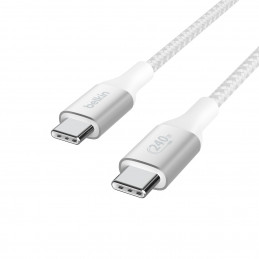 Belkin CAB015bt1MWH USB-kaapeli 1 m USB 2.0 USB C Valkoinen