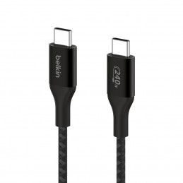 Belkin CAB015bt2MBK USB-kaapeli 2 m USB 2.0 USB C Musta