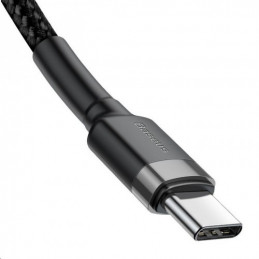 Baseus Cafule USB-kaapeli 2 m USB C Musta, Harmaa