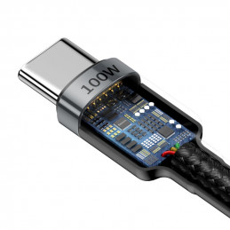 Baseus Cafule USB-kaapeli 2 m USB 2.0 USB C Musta