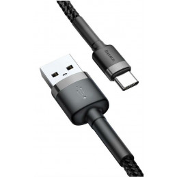 Baseus Cafule USB-kaapeli 0,5 m USB 2.0 USB A USB C Musta