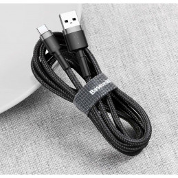 Baseus Cafule USB-kaapeli 0,5 m USB 2.0 USB A USB C Musta