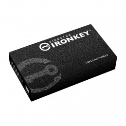 Kingston Technology IronKey D500S USB-muisti 128 GB USB A-tyyppi 3.2 Gen 1 (3.1 Gen 1) Musta