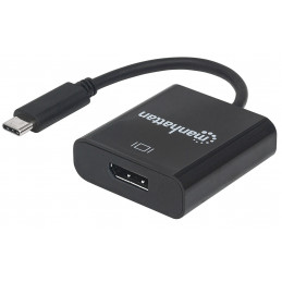 Manhattan 152020 USB grafiikka-adapteri 3840 x 2160 pikseliä Musta