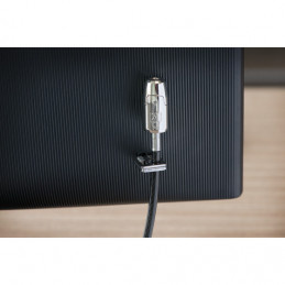 Kensington K64425M kaapelilukko Musta, Ruostumaton teräs