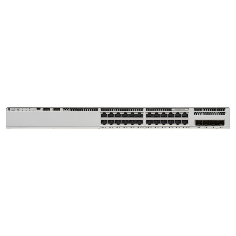 Cisco Catalyst C9200L Hallittu L3 Gigabit Ethernet (10 100 1000) Power over Ethernet -tuki Harmaa