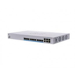 Cisco CBS350 Hallittu L3 5G Ethernet (100 1000 5000) Power over Ethernet -tuki 1U Musta, Harmaa