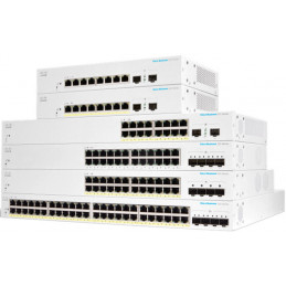 Cisco CBS220-48P-4G-EU verkkokytkin Hallittu L2 Gigabit Ethernet (10 100 1000) Power over Ethernet -tuki Valkoinen