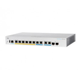 Cisco CBS350 Hallittu L3 Gigabit Ethernet (10 100 1000) Power over Ethernet -tuki 1U Musta, Harmaa