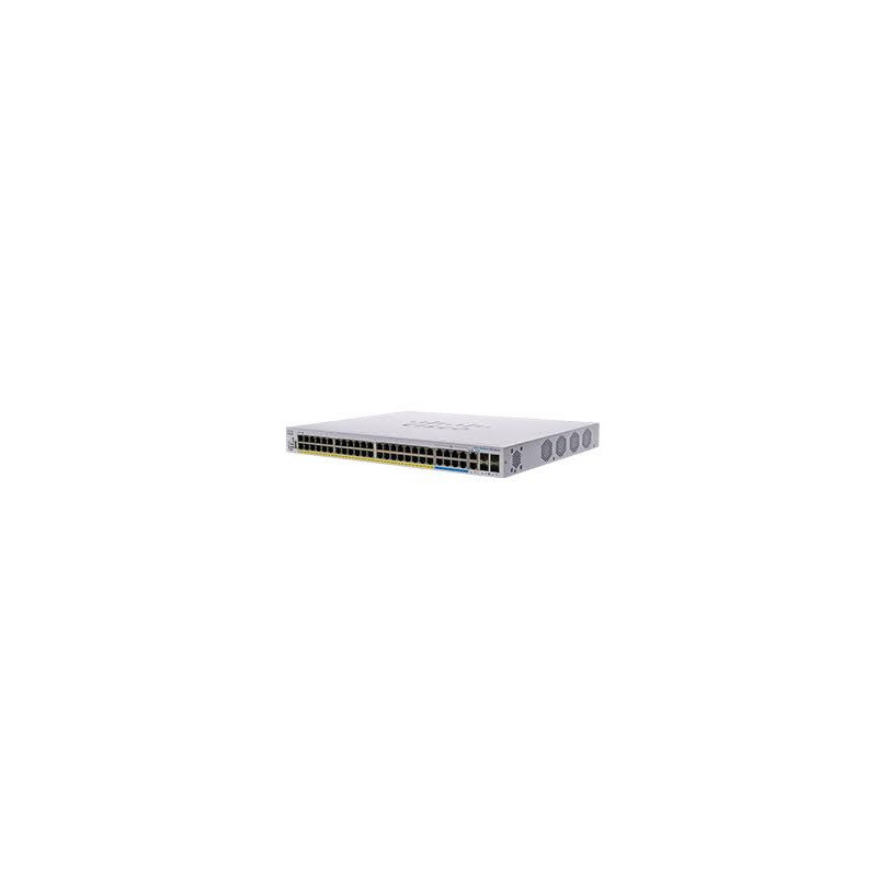 Cisco CBS350 Hallittu L3 Gigabit Ethernet (10 100 1000) Power over Ethernet -tuki 1U Musta, Harmaa