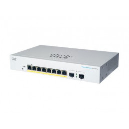 Cisco CBS220-8P-E-2G-EU verkkokytkin Hallittu L2 Gigabit Ethernet (10 100 1000) Power over Ethernet -tuki Valkoinen