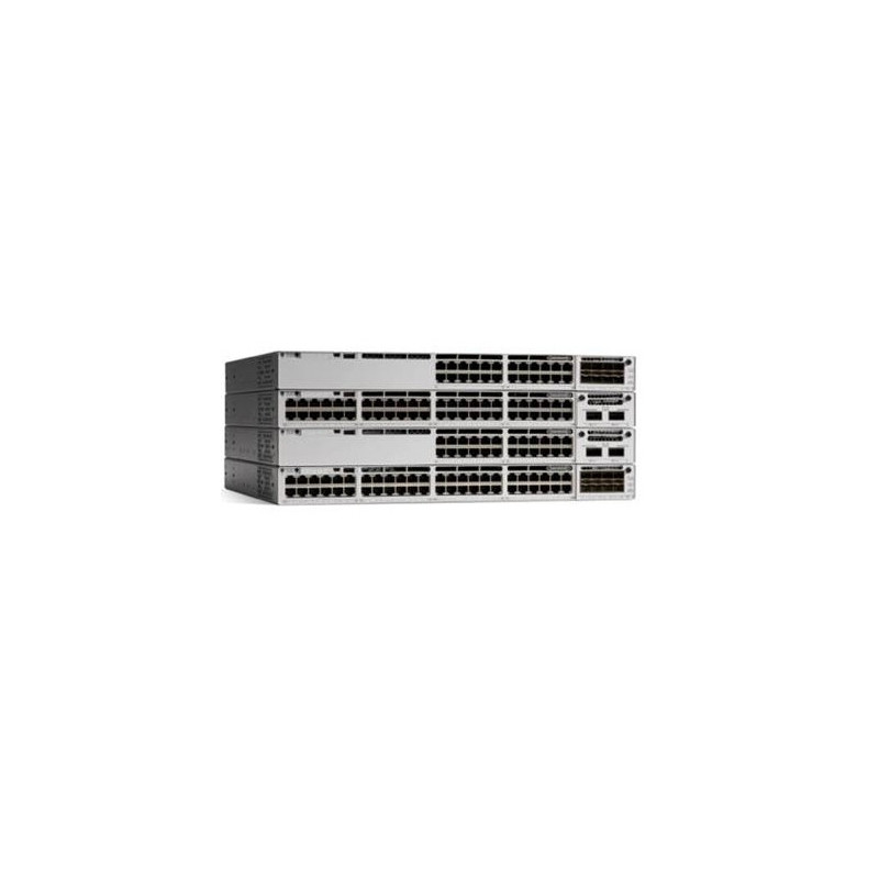 Cisco Catalyst C9300-48U-A verkkokytkin Hallittu L2 L3 Gigabit Ethernet (10 100 1000) Harmaa